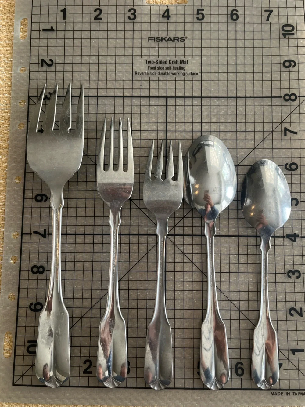 Rogers Deluxe Stainless Oneida GLORIA/MONTCLAIR Dinner Forks (5)